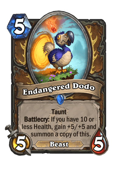 Endangered Dodo