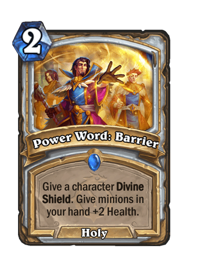 Power Word: Barrier