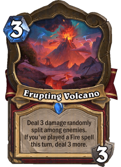 Erupting Volcano