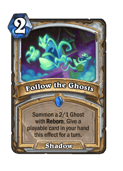 Follow the Ghosts