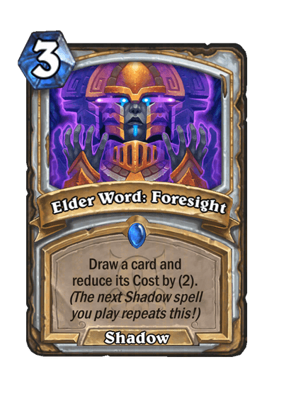 Elder Word: Foresight