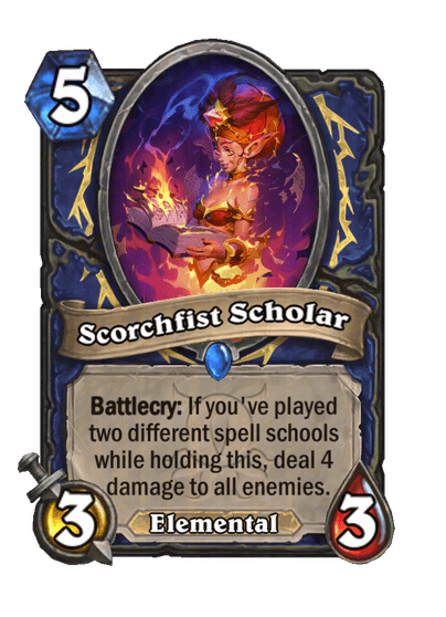 Scorchfist Scholar