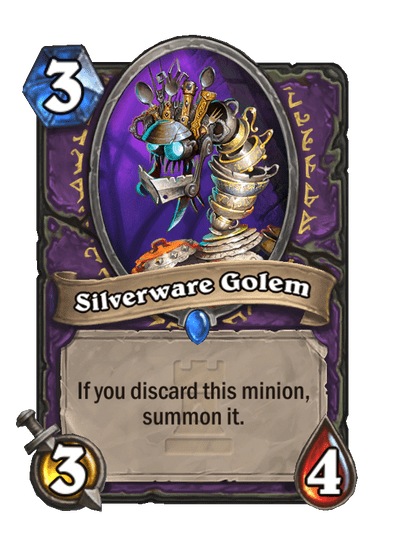 Silverware Golem