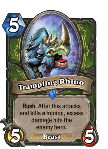 Trampling Rhino