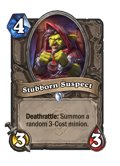 Stubborn Suspect