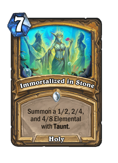 Immortalized in Stone
