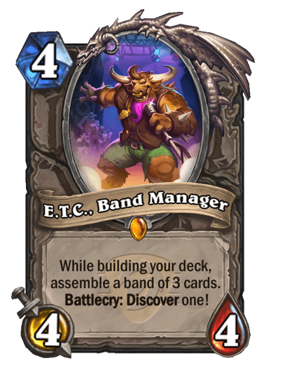E.T.C., Band Manager