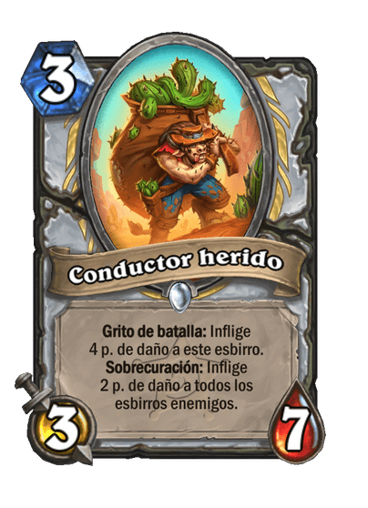 Conductor herido
