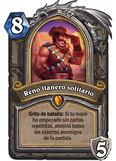 Reno llanero solitario