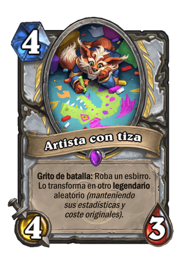Artista con tiza
