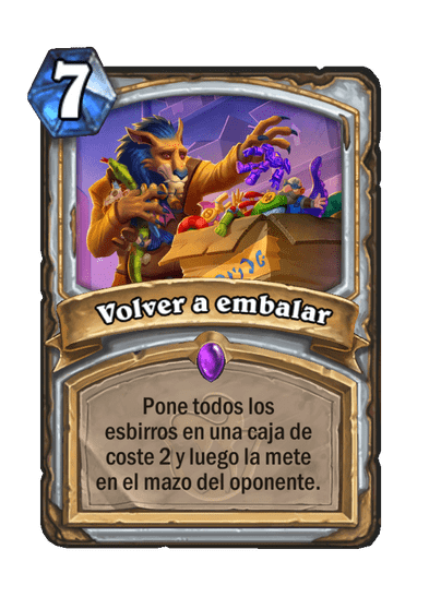 Volver a embalar