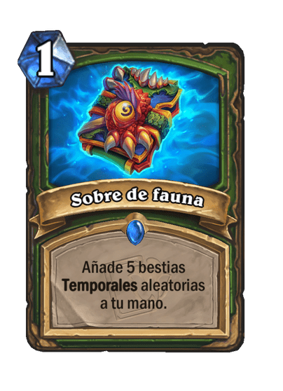 Sobre de fauna