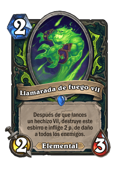 Llamarada de fuego vil