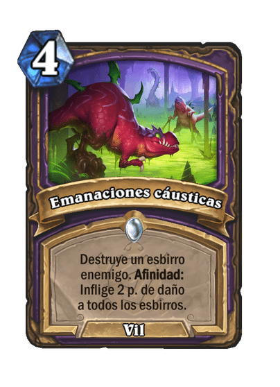 Emanaciones cáusticas