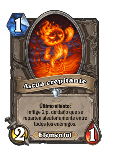 Ascua crepitante