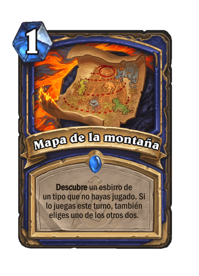 Mapa de la montaña