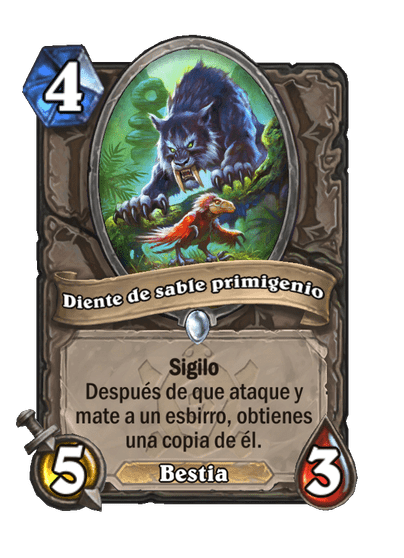 Diente de sable primigenio