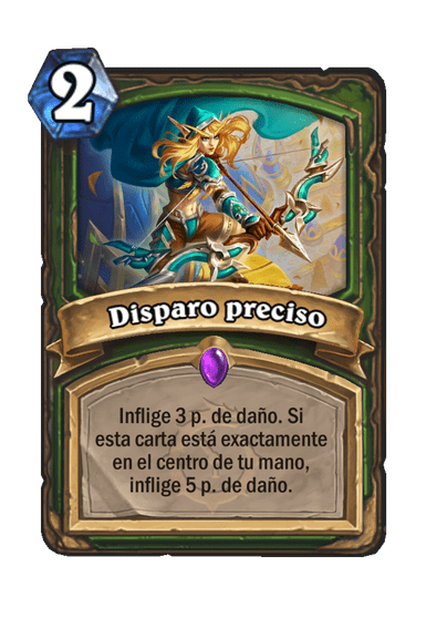Disparo preciso