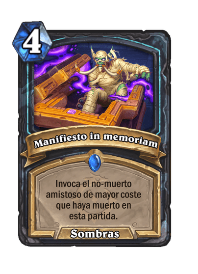 Manifiesto in memoriam