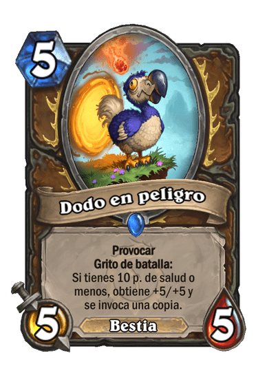 Dodo en peligro