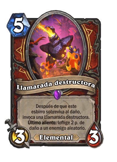 Llamarada destructora