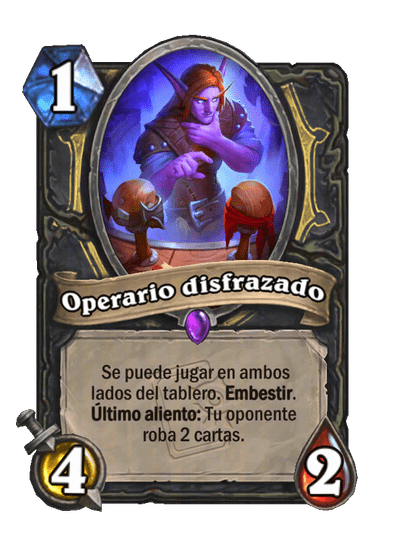 Operario disfrazado
