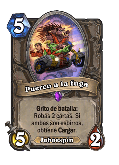 Puerco a la fuga