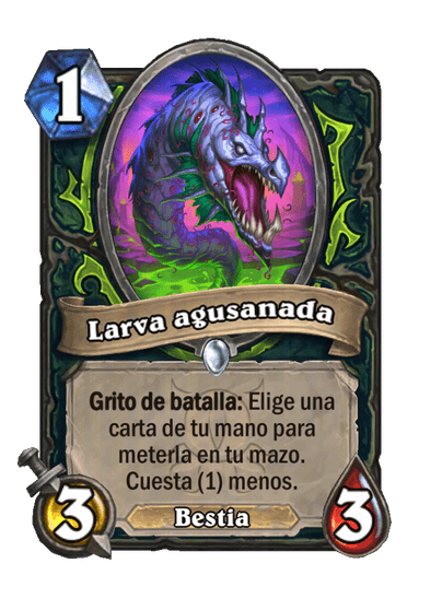 Larva agusanada