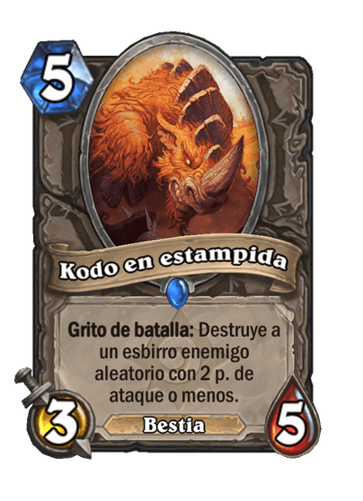 Kodo en estampida (Antiguo)