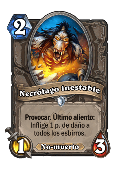 Necrófago inestable