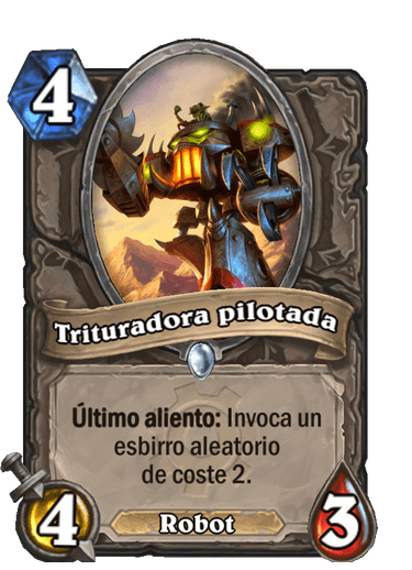 Trituradora pilotada