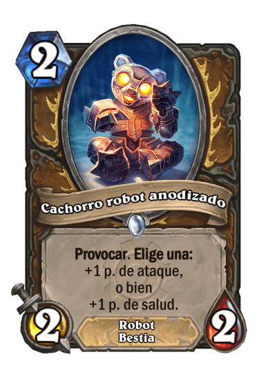 Cachorro robot anodizado