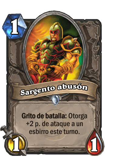 Sargento abusón (Antiguo)