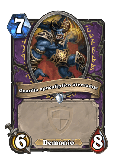 Guardia apocalíptico aterrador