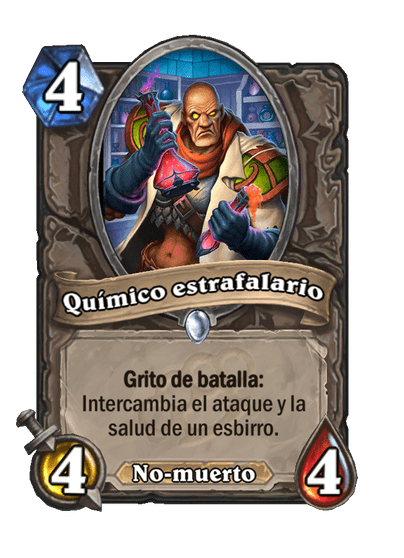 Químico estrafalario