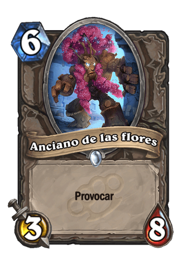 Anciano de las flores