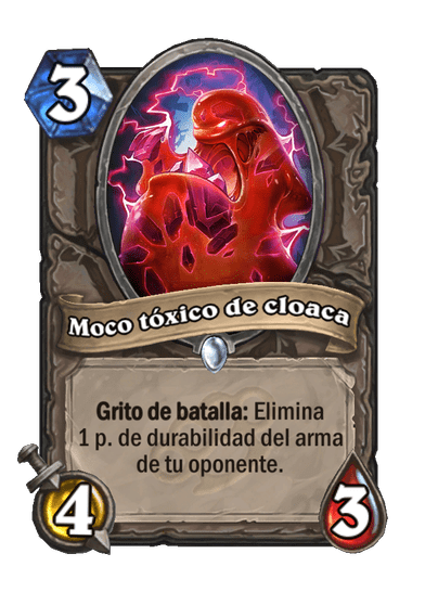 Moco tóxico de cloaca