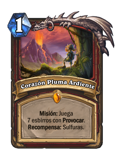 Corazón Pluma Ardiente