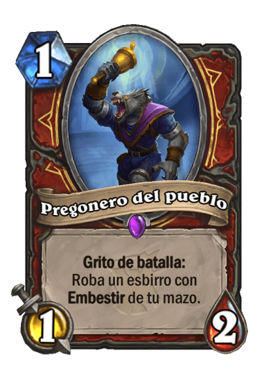 Pregonero del pueblo