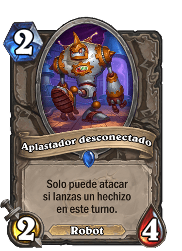 Aplastador desconectado