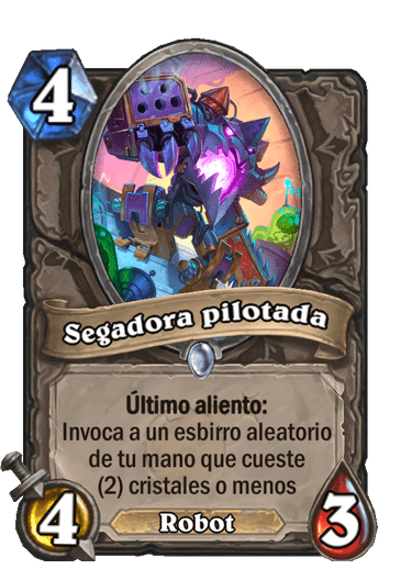Segadora pilotada