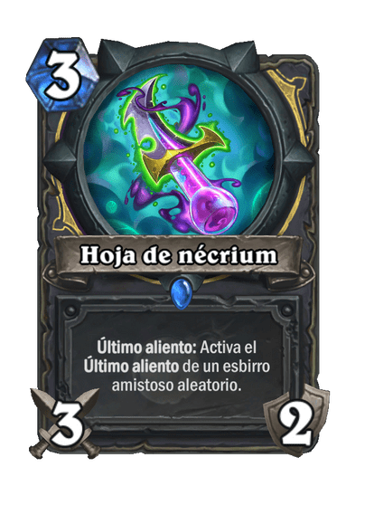 Hoja de nécrium
