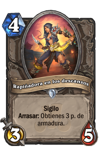 Rapiñadora en los descansos