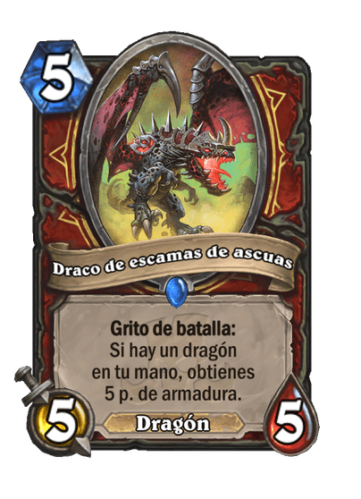 Draco de escamas de ascuas