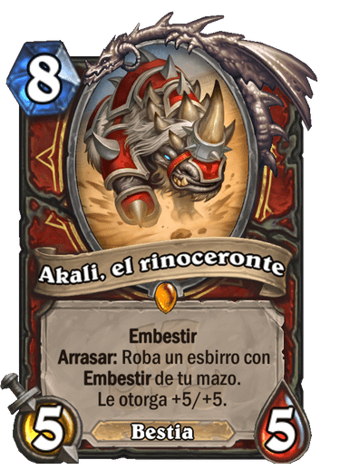 Akali, el rinoceronte