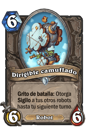 Dirigible camuflado