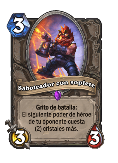 Saboteador con soplete