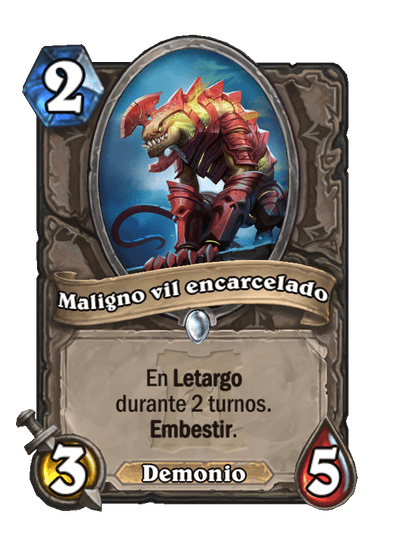 Maligno vil encarcelado