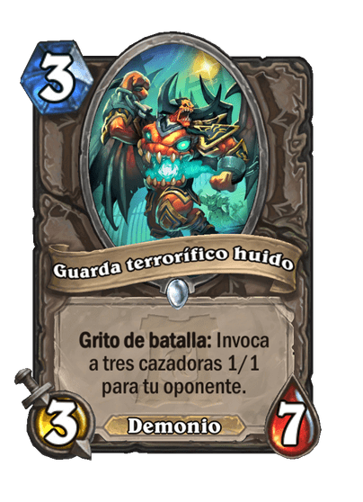 Guarda terrorífico huido