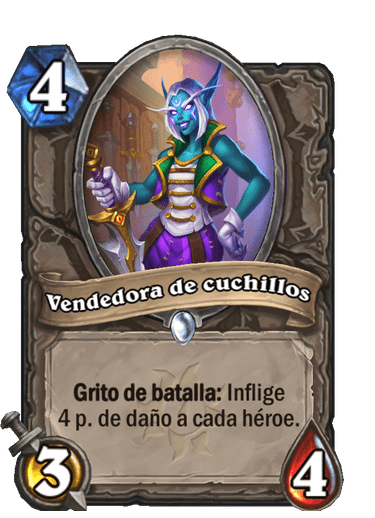 Vendedora de cuchillos